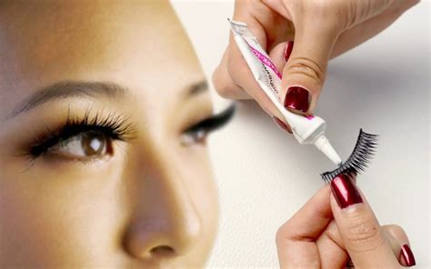 how to apply lashes glue